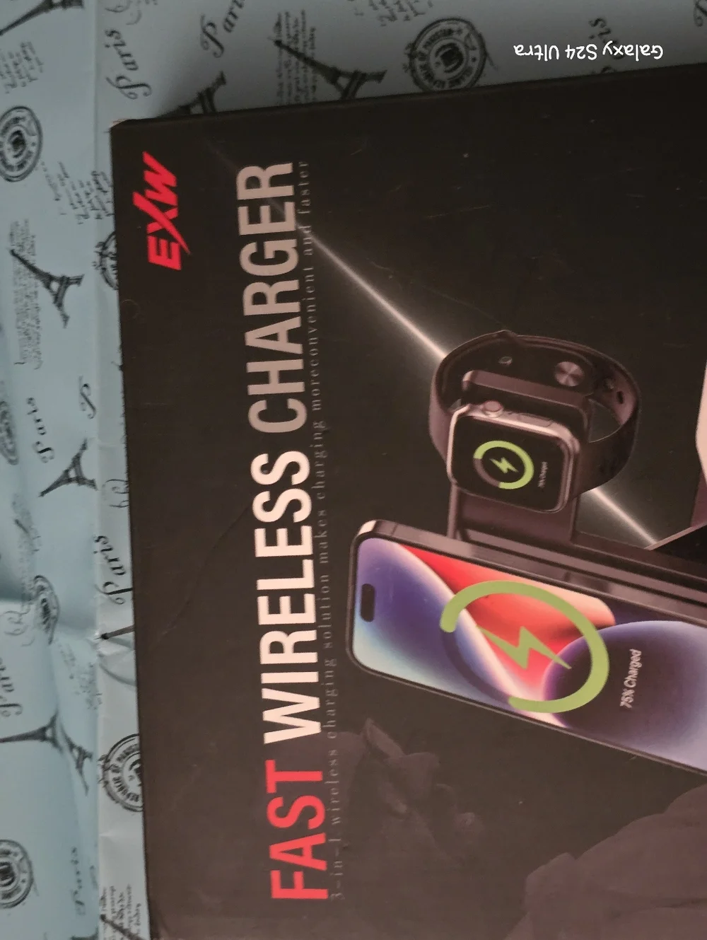 Fast Wireless Charger For Apple iphone, Watches, & Earbuds NEW In Box